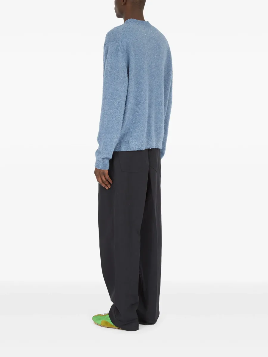mélange-effect cardigan 12