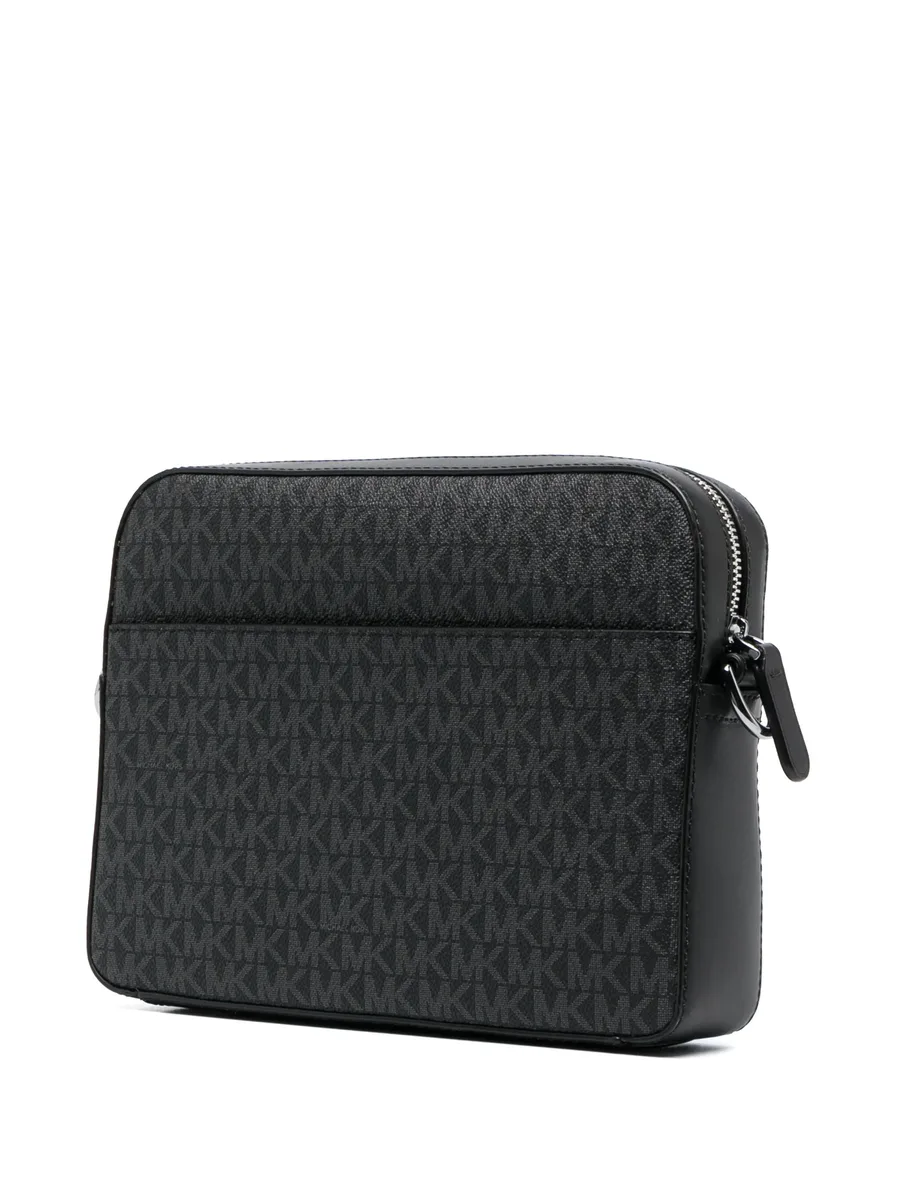 Dual monogram leather crossbody 3