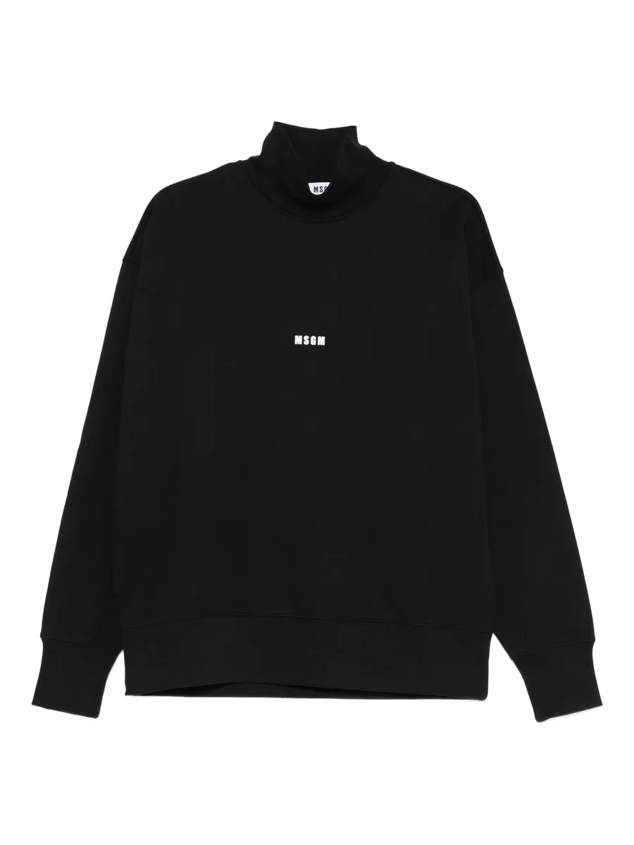 logo-detail high-neck sweatshirt 2