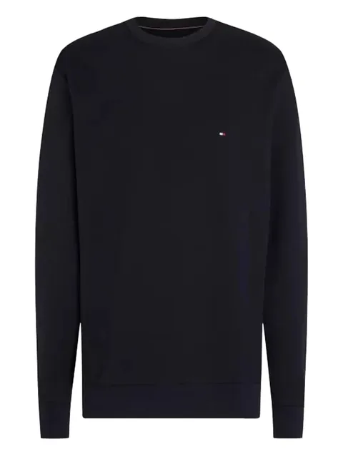 logo-embroidered crew-neck jumper