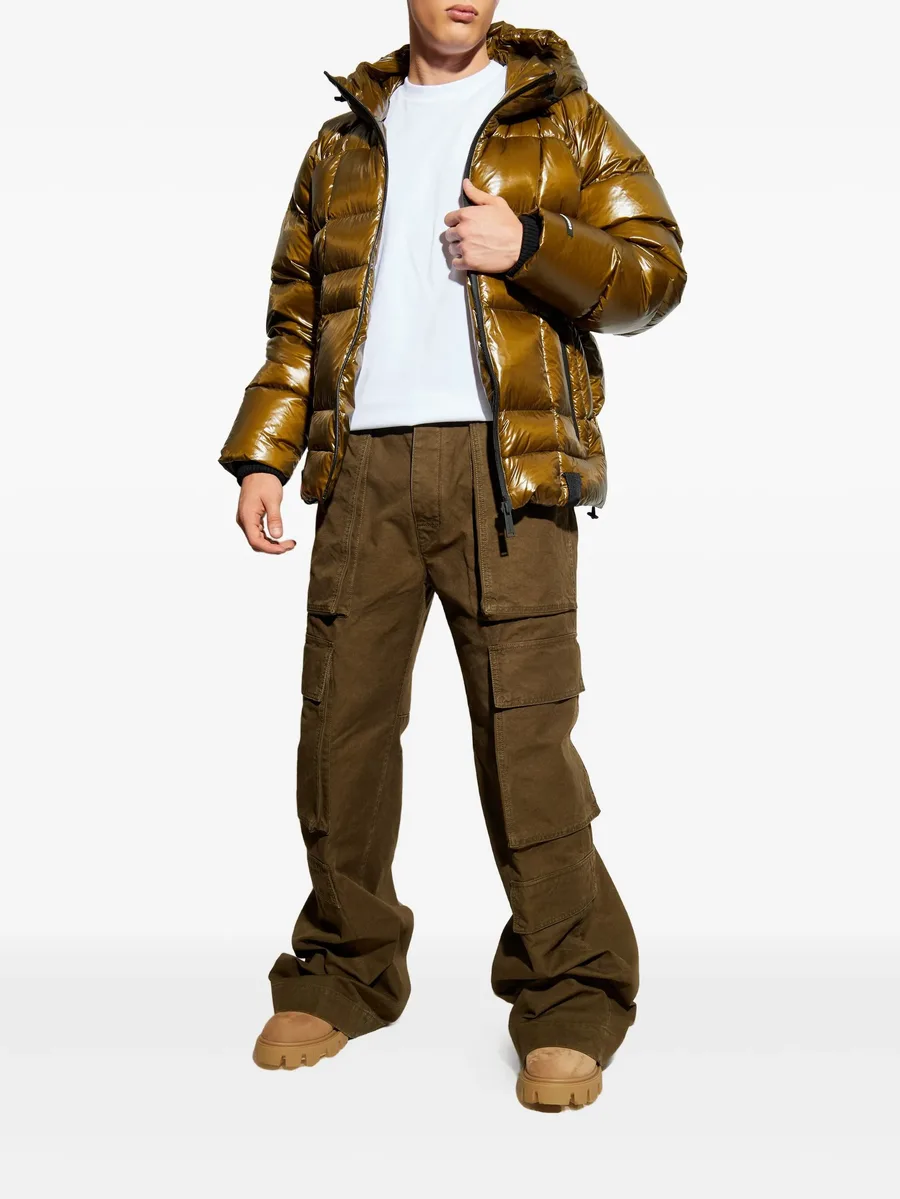 logo-patch bomber jacket 4
