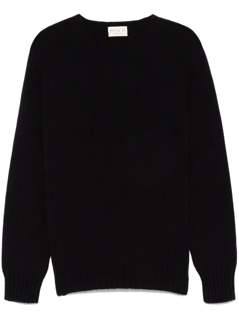 ribbed-knit sweater