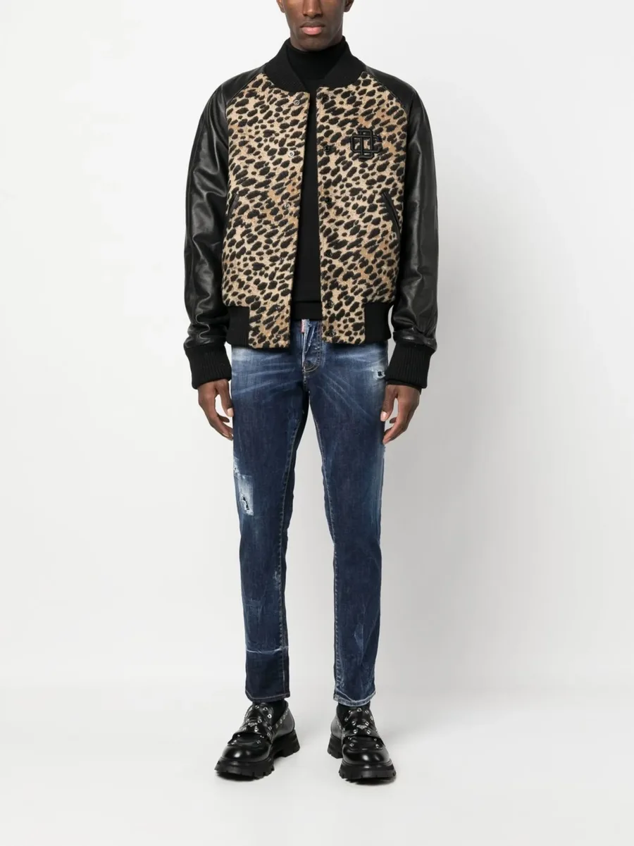 leopard-print bomber jacket 5