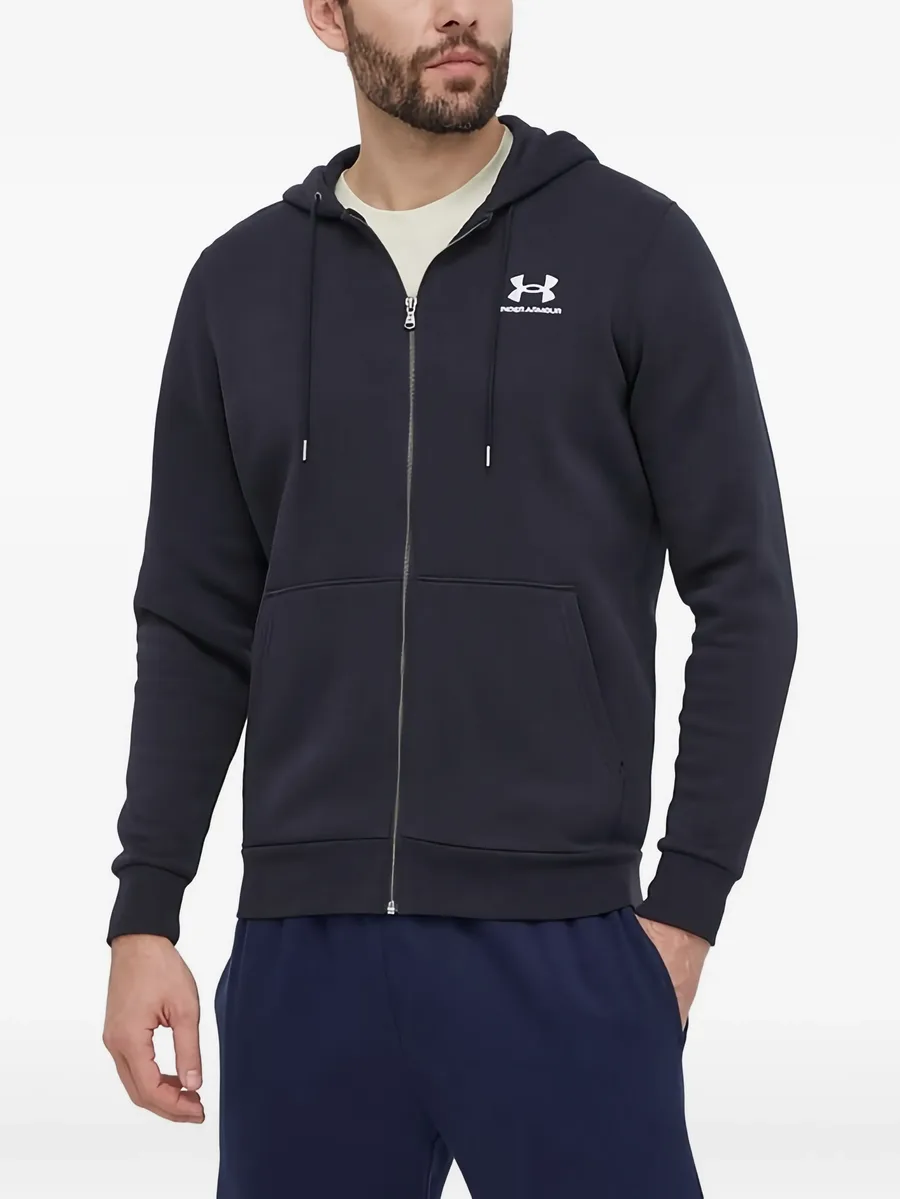 logo-print zip-up hoodie 2
