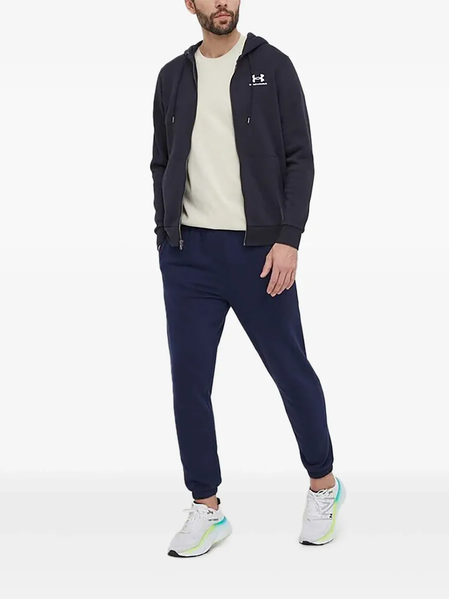 logo-print zip-up hoodie 4