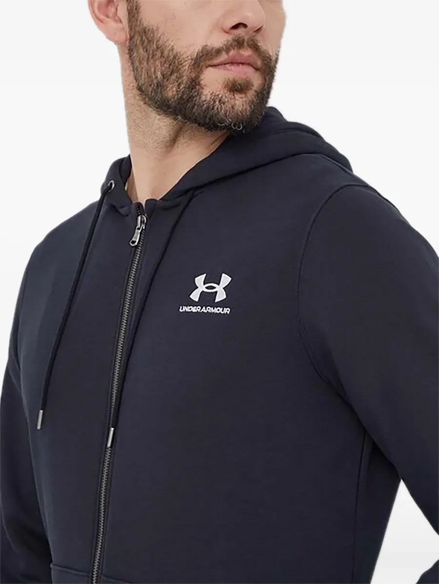 logo-print zip-up hoodie 7
