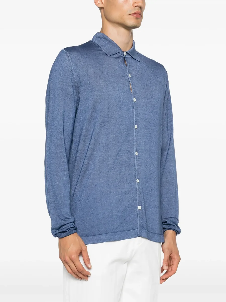 polo-collar cardigan 6