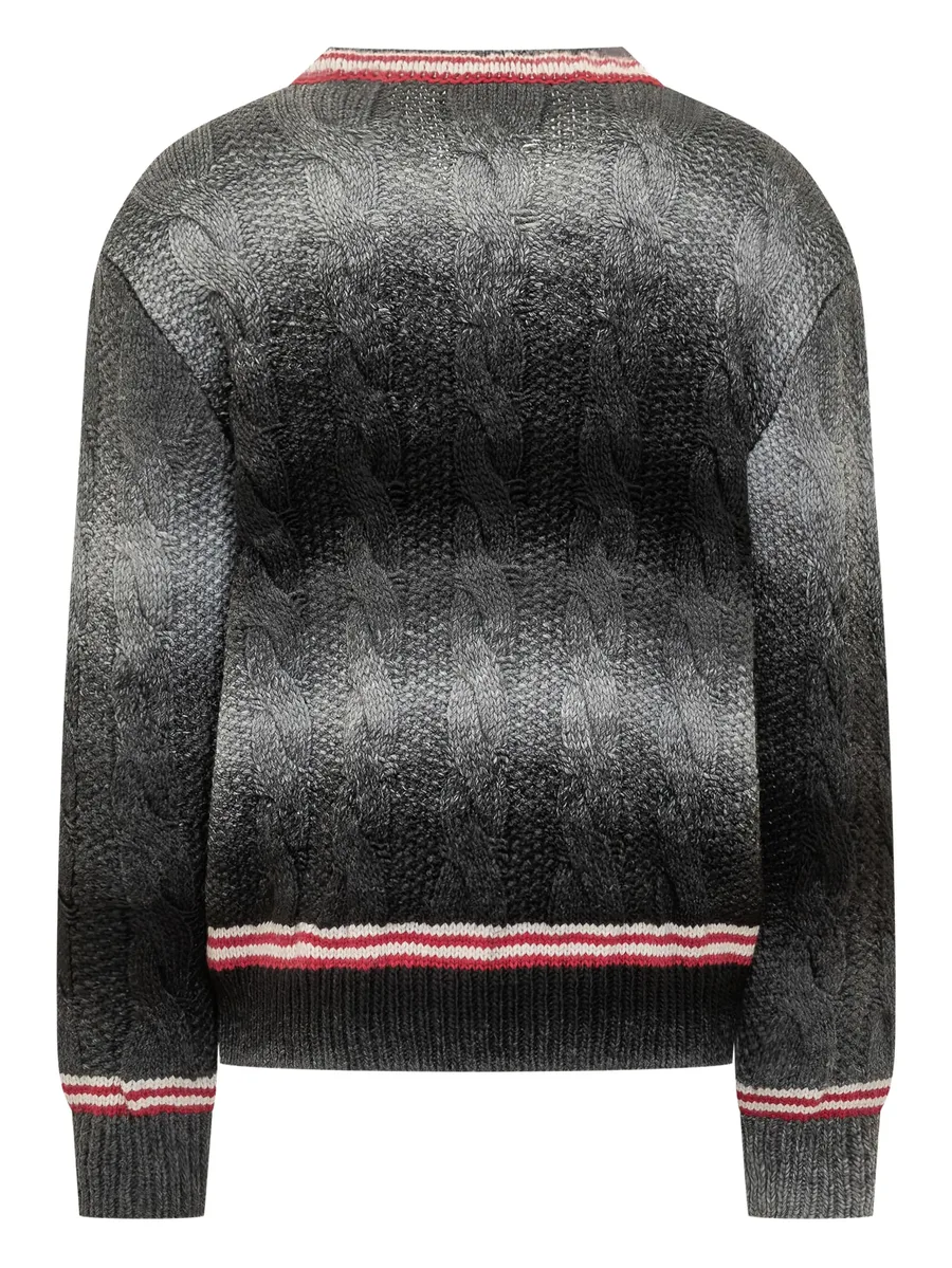 Kittho cable-knit V-neck sweater 4
