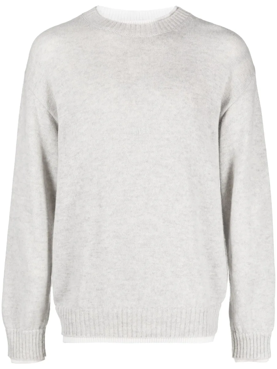 long-sleeved knitted sweatshirt 2