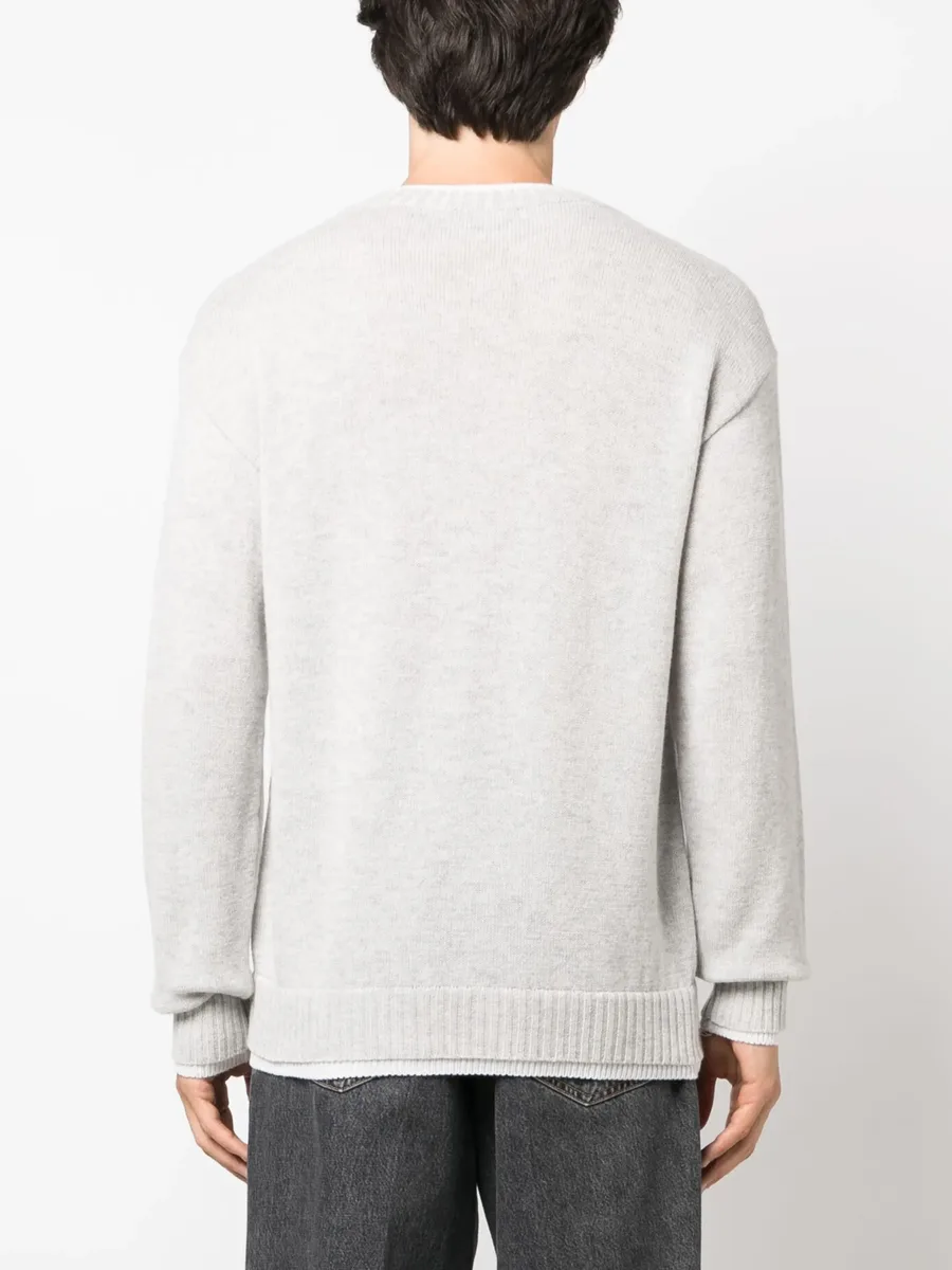 long-sleeved knitted sweatshirt 8