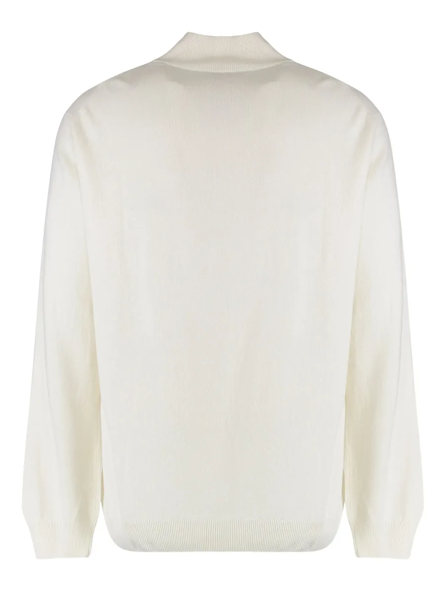 ribbed-knit button cardigan 4