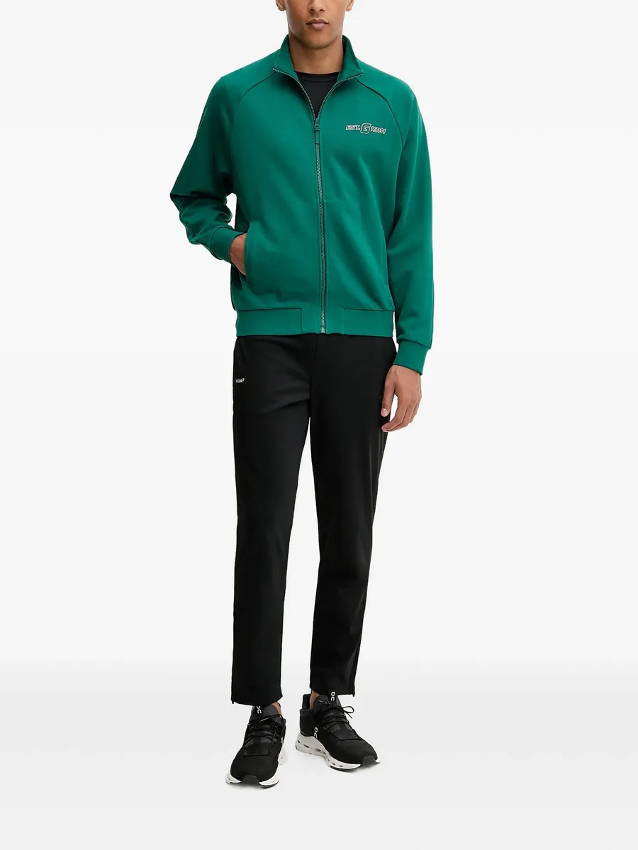 zip-up mock-neck sweater 4