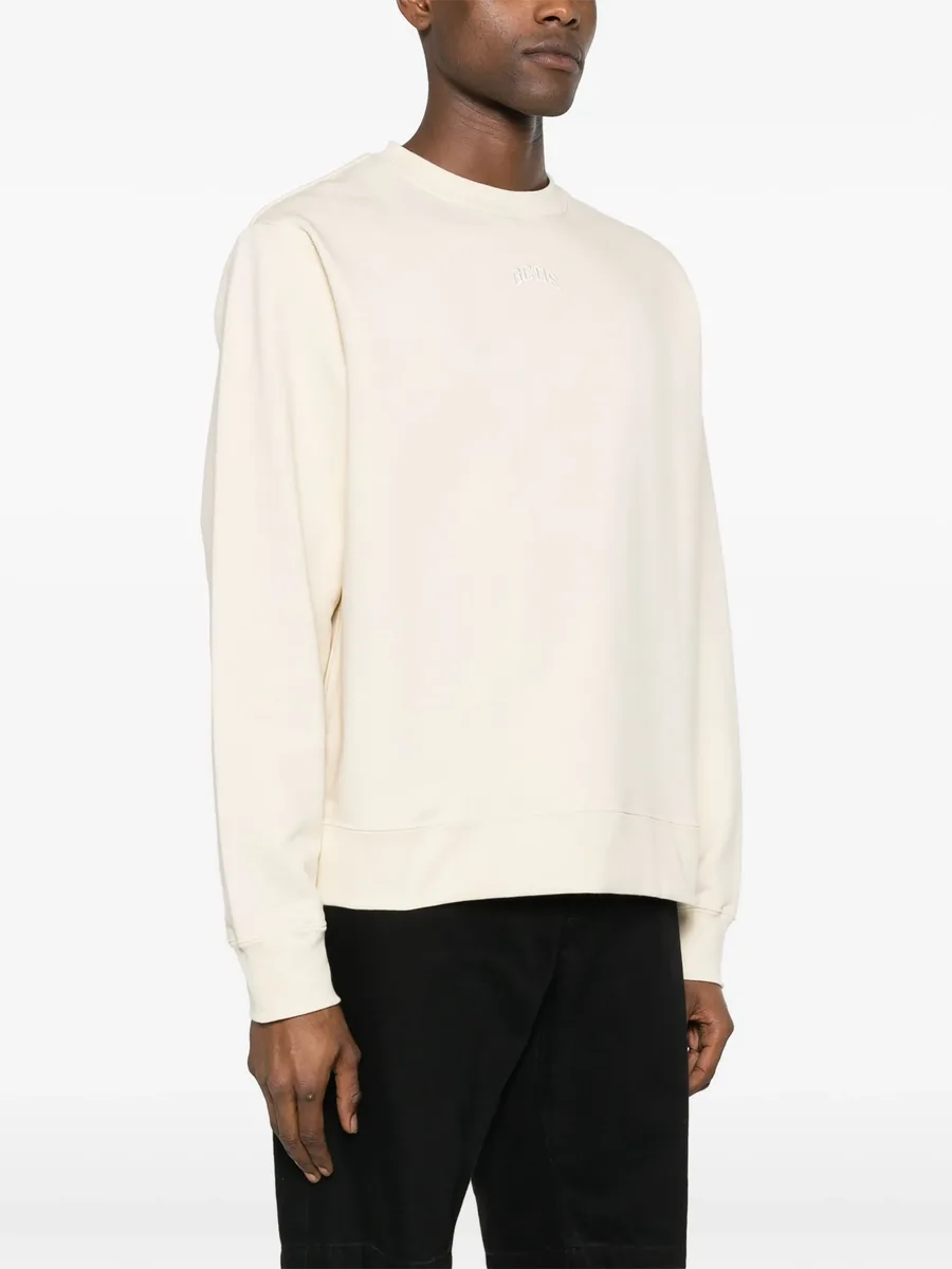 logo-embroidered cotton sweatshirt 6