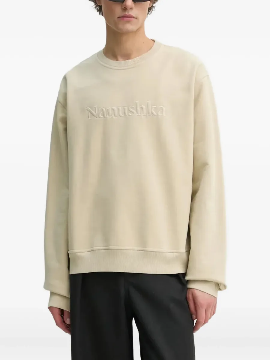 logo-embroidered sweatshirt 2