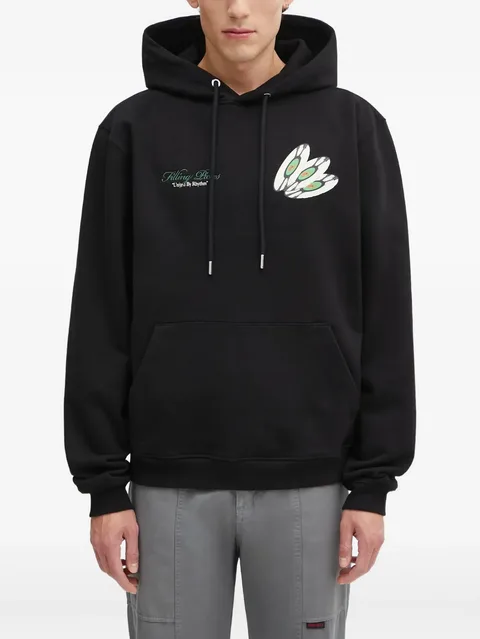 graphic-print hoodie