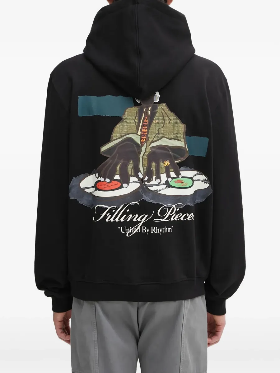 graphic-print hoodie 8