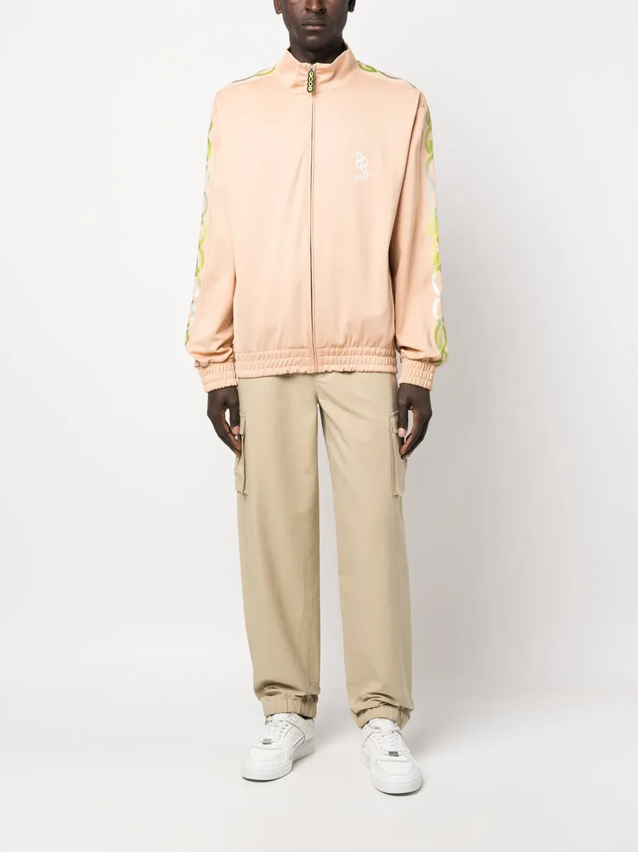 reflective logo-print sweatshirt 4