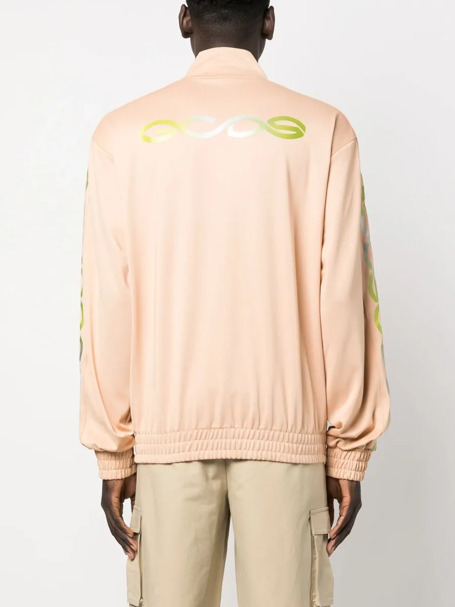 reflective logo-print sweatshirt 8