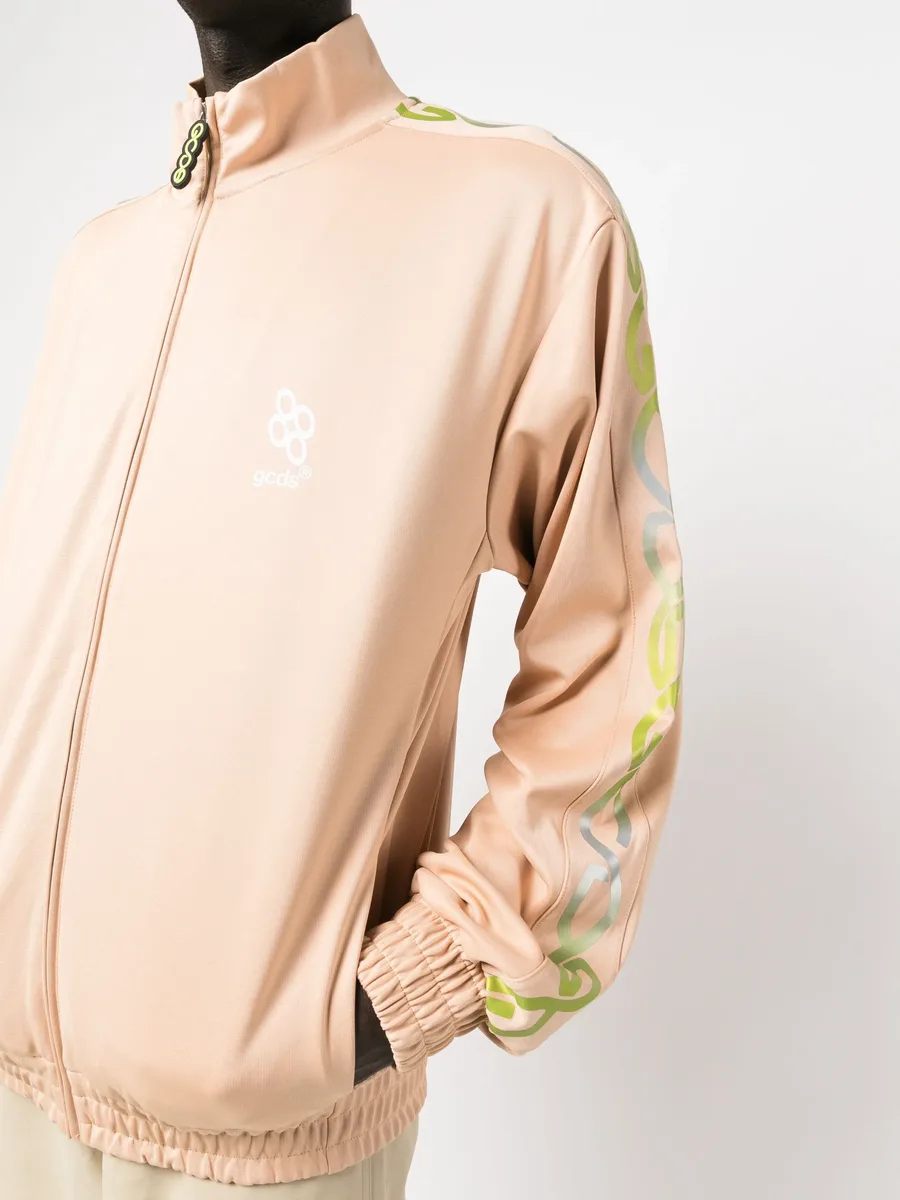 reflective logo-print sweatshirt 10