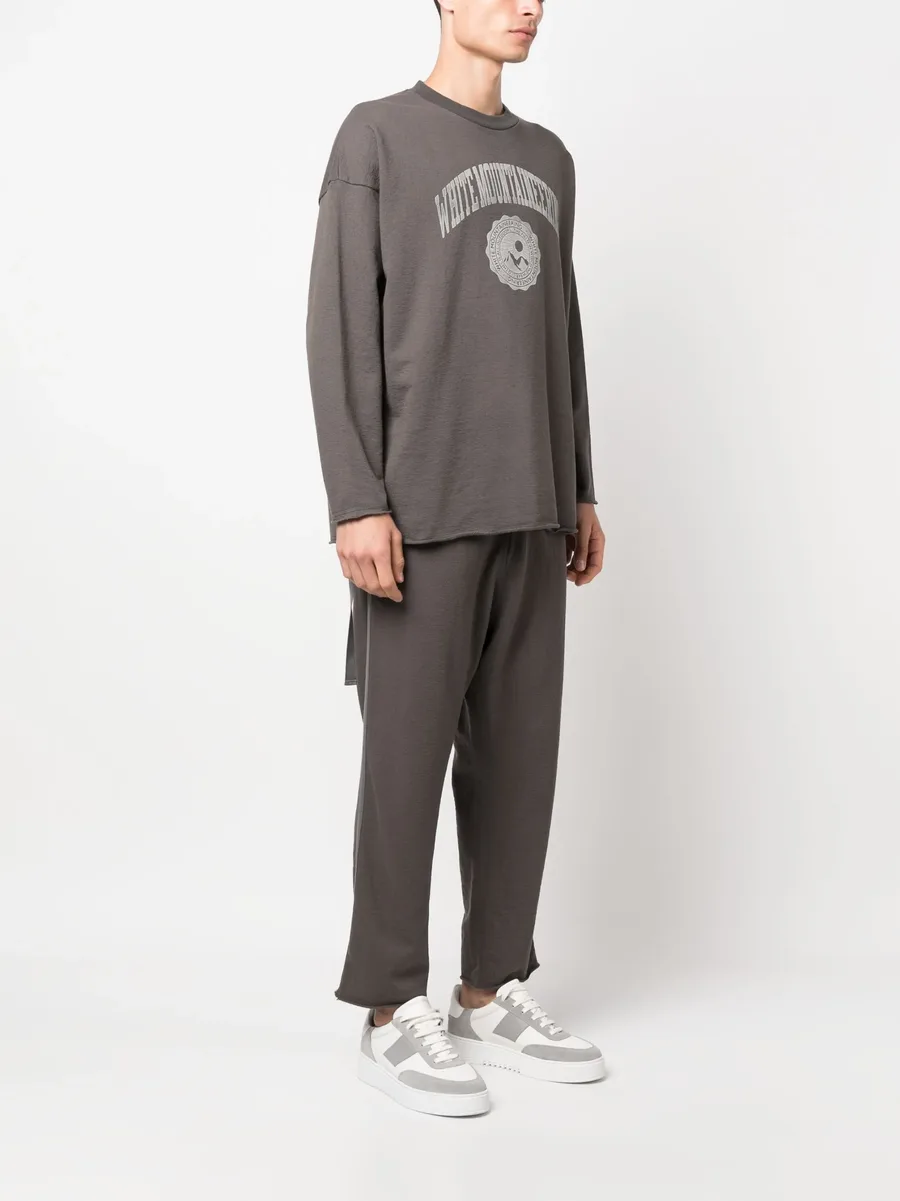 logo-print draped-strap sweatshirt 6