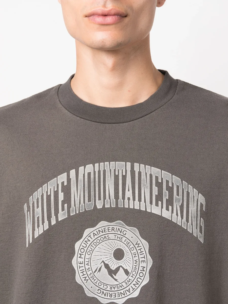 logo-print draped-strap sweatshirt 9