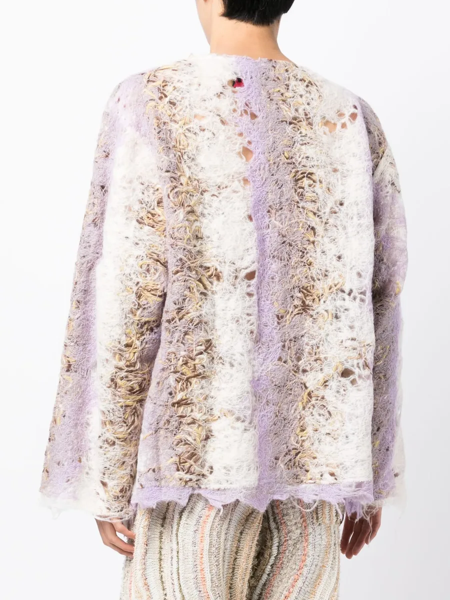 gradient-effect knitted jumper 8
