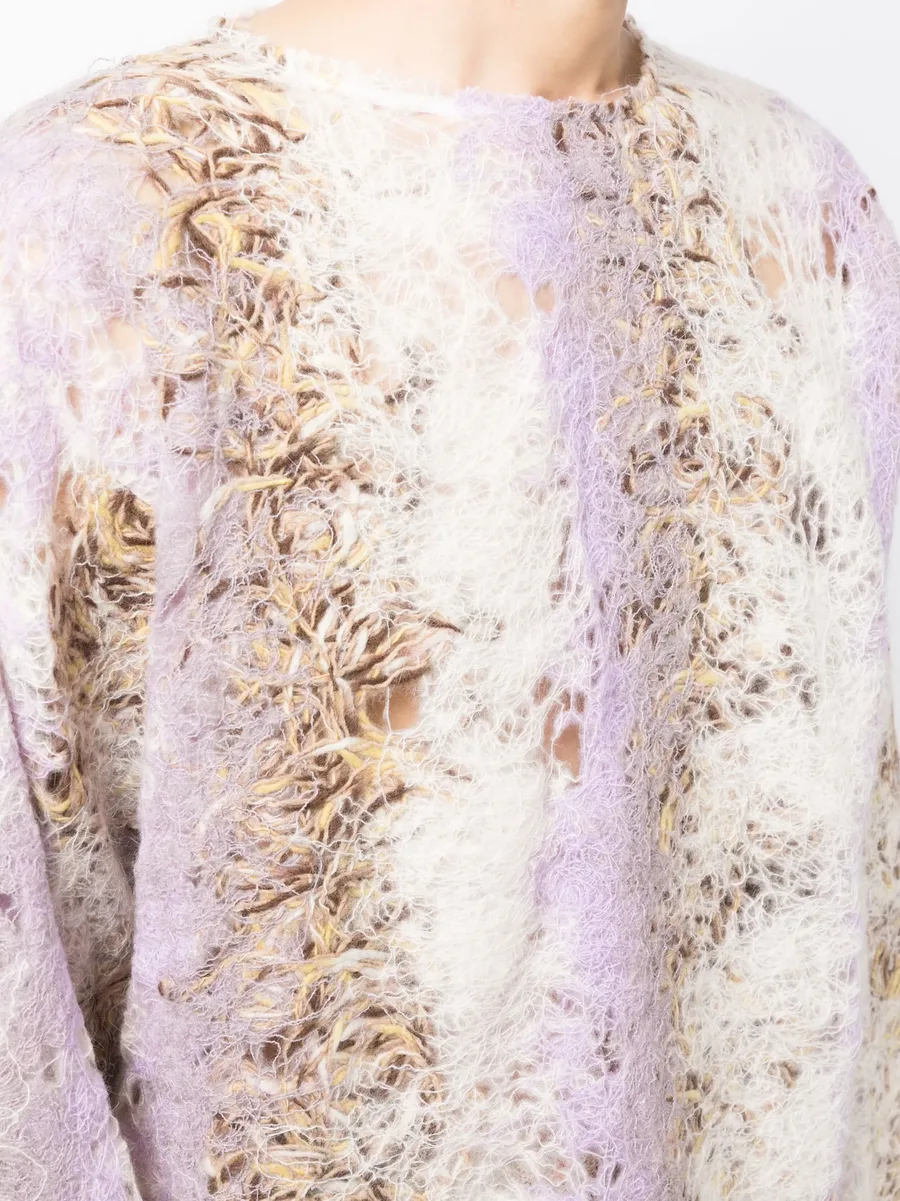 gradient-effect knitted jumper 9
