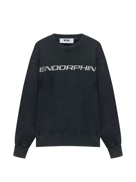 round-neck sweatshirt