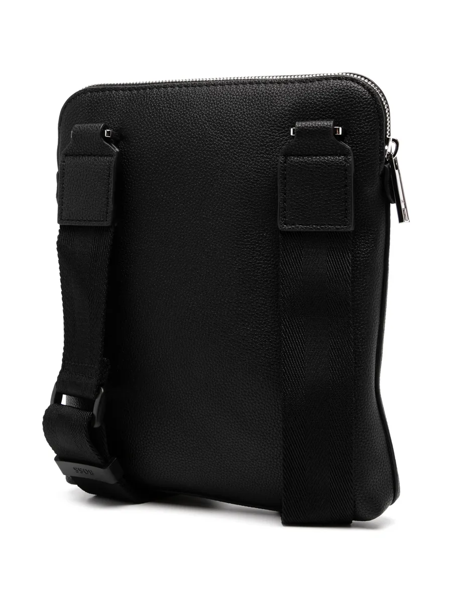 logo-debossed messenger bag 3