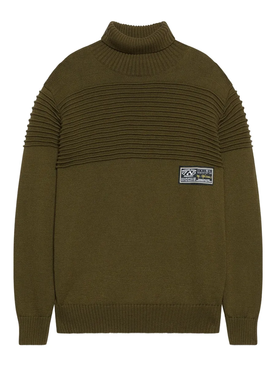 ribbed roll-neck sweater 2