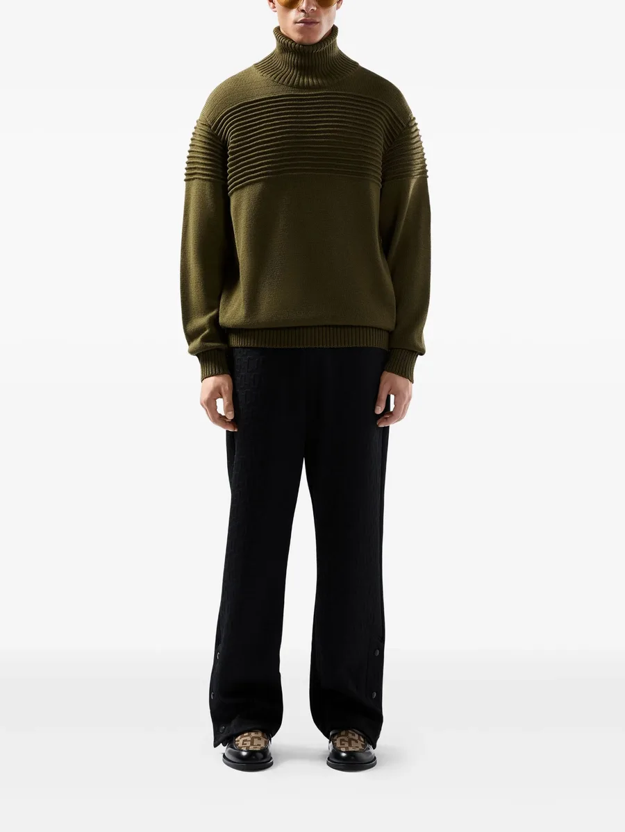 ribbed roll-neck sweater 4