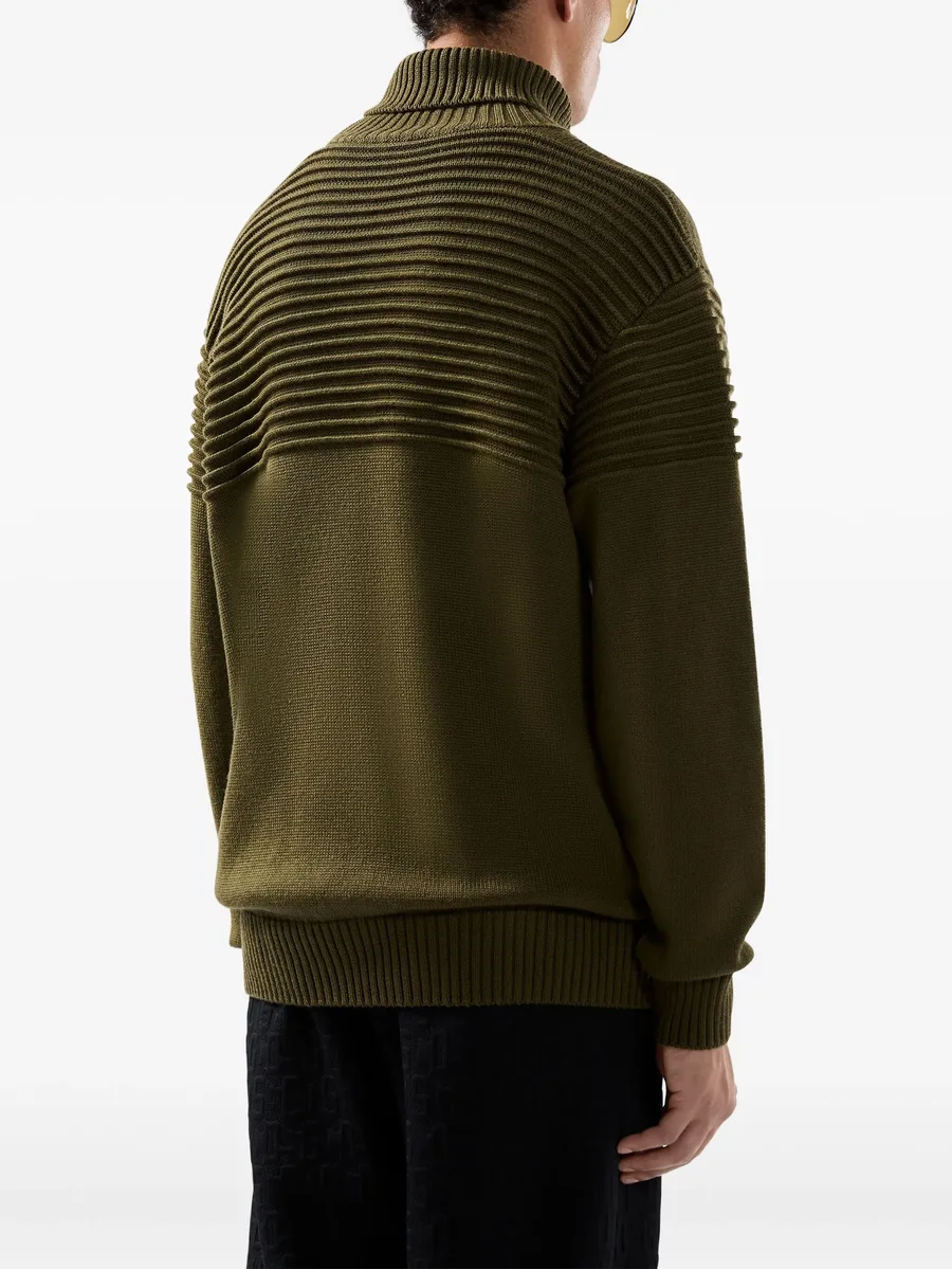 ribbed roll-neck sweater 9