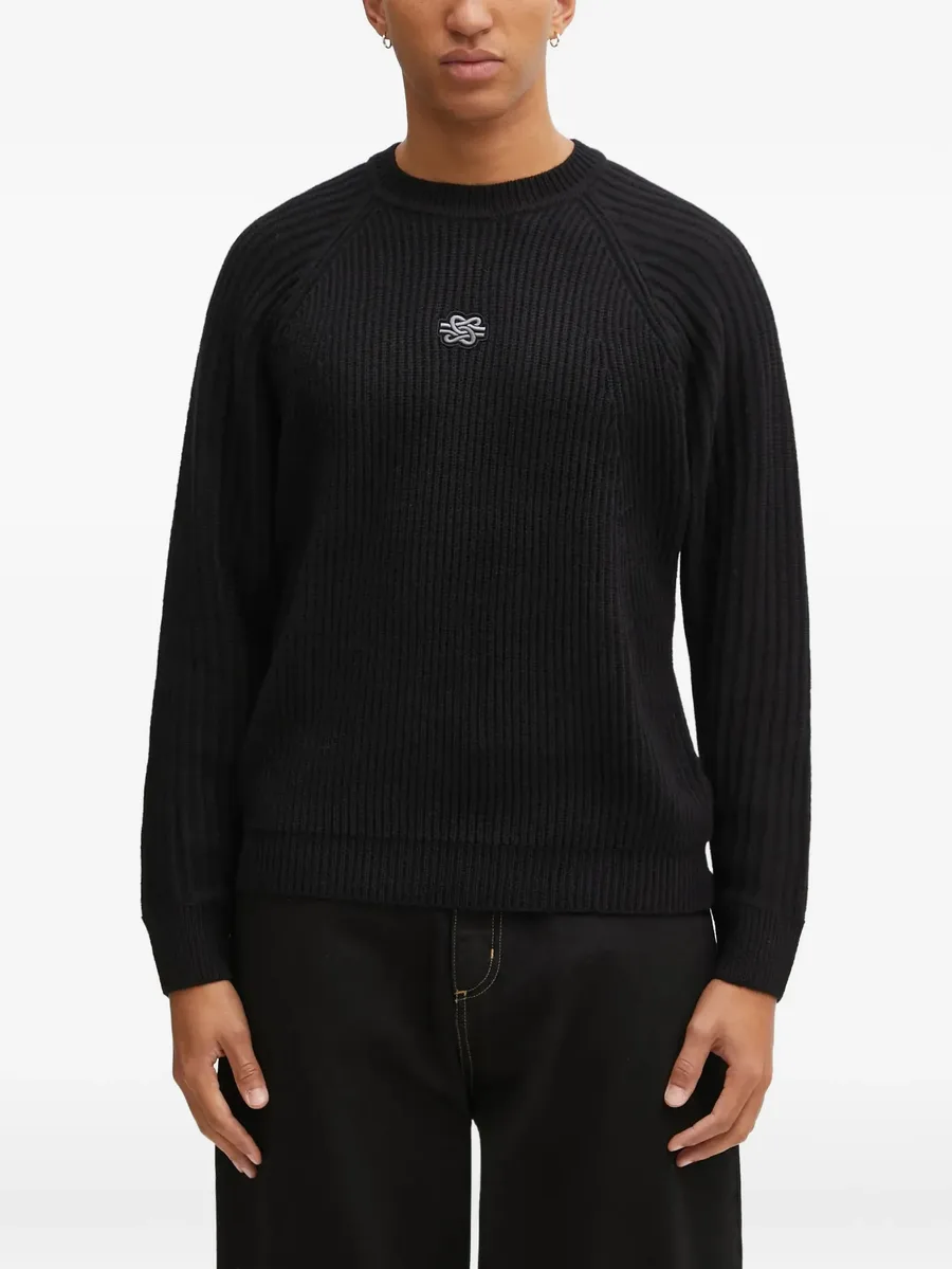 ribbed embroidered sweater 2