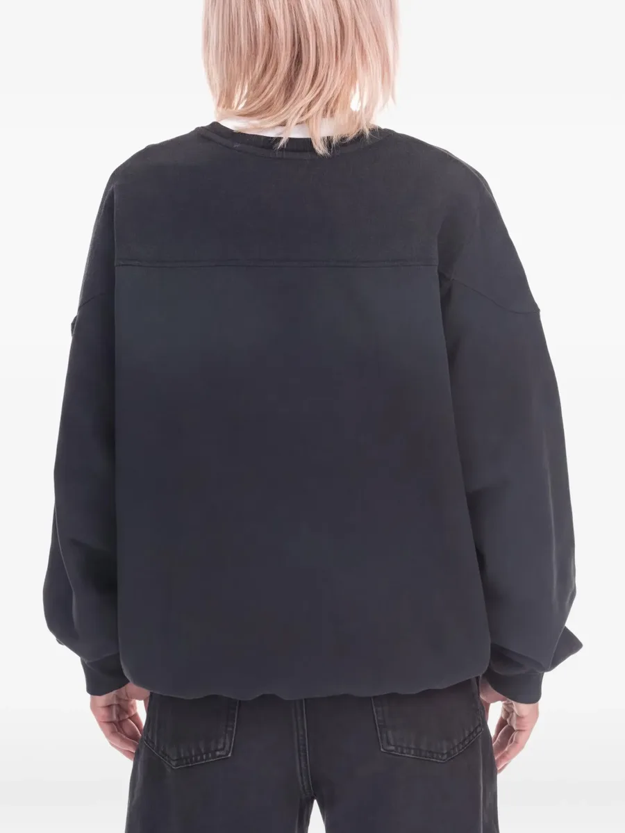 logo-embroidered sweatshirt 6
