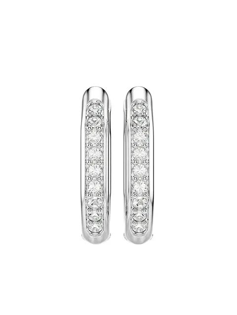 hexagon-cut crystal earrings