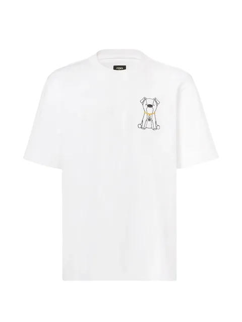 dog graphic T-shirt