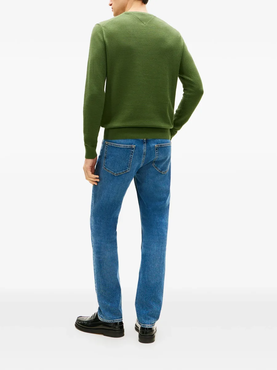 textured crewneck jumper 6
