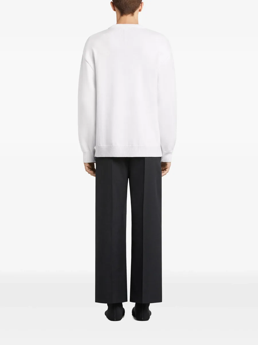 chest-pocket crew-neck sweater 7