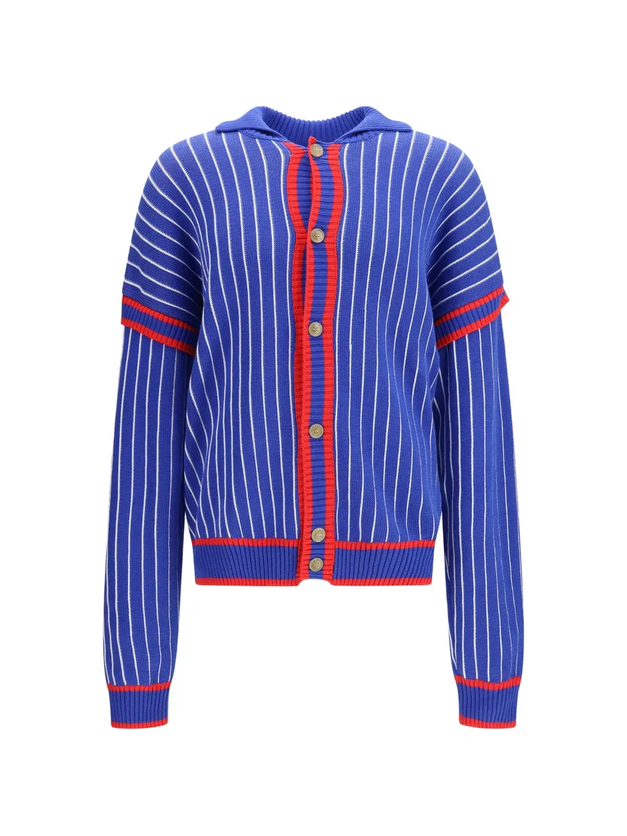pinstriped cardigan 2