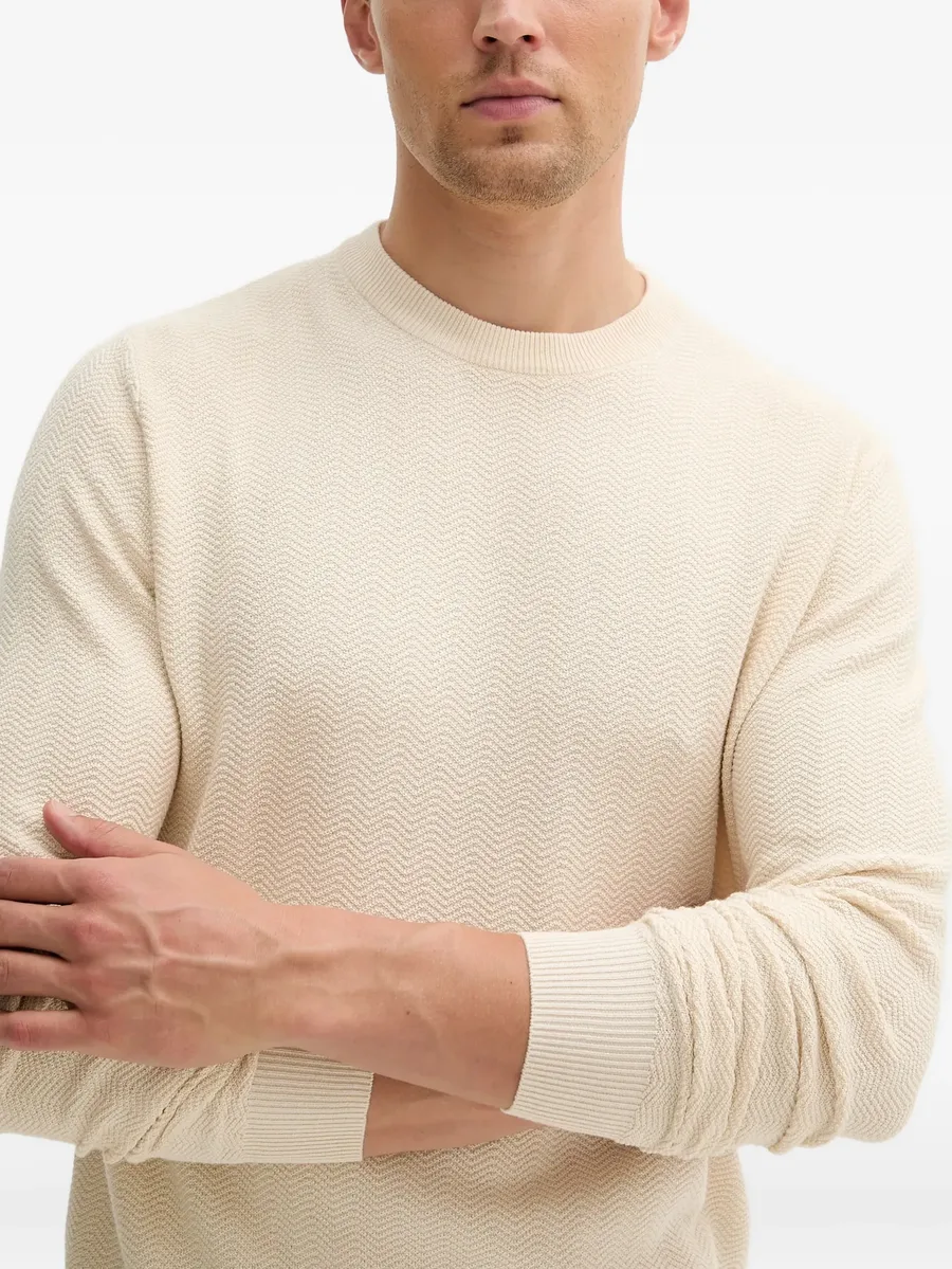 crew-neck knit sweater 7