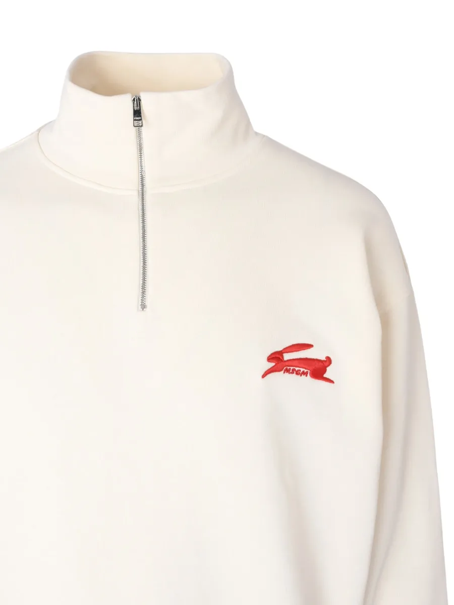 rabbit-detail zip  sweater 6