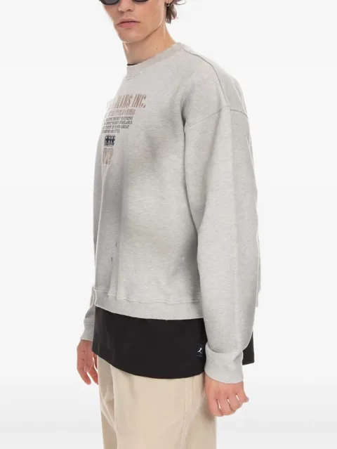 logo-embroidered sweatshirt