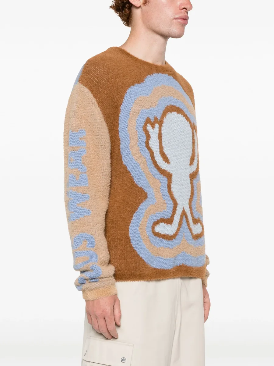Wirdo Win Hairy jacquard jumper 5