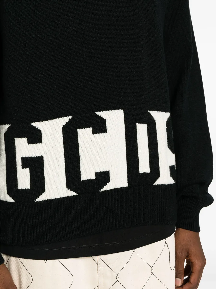 intarsia-knit half-zip jumper 9