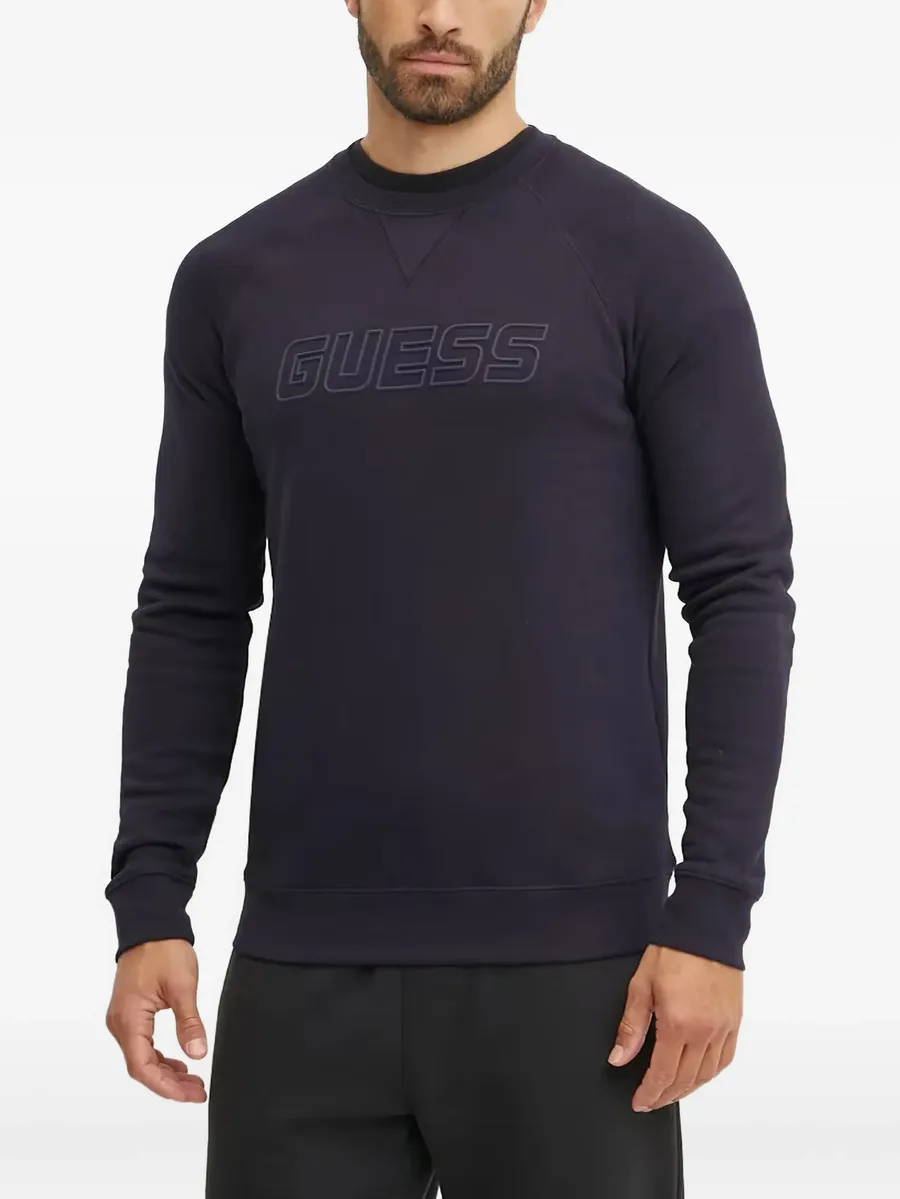 logo-embossed raglan-sleeve sweater 2