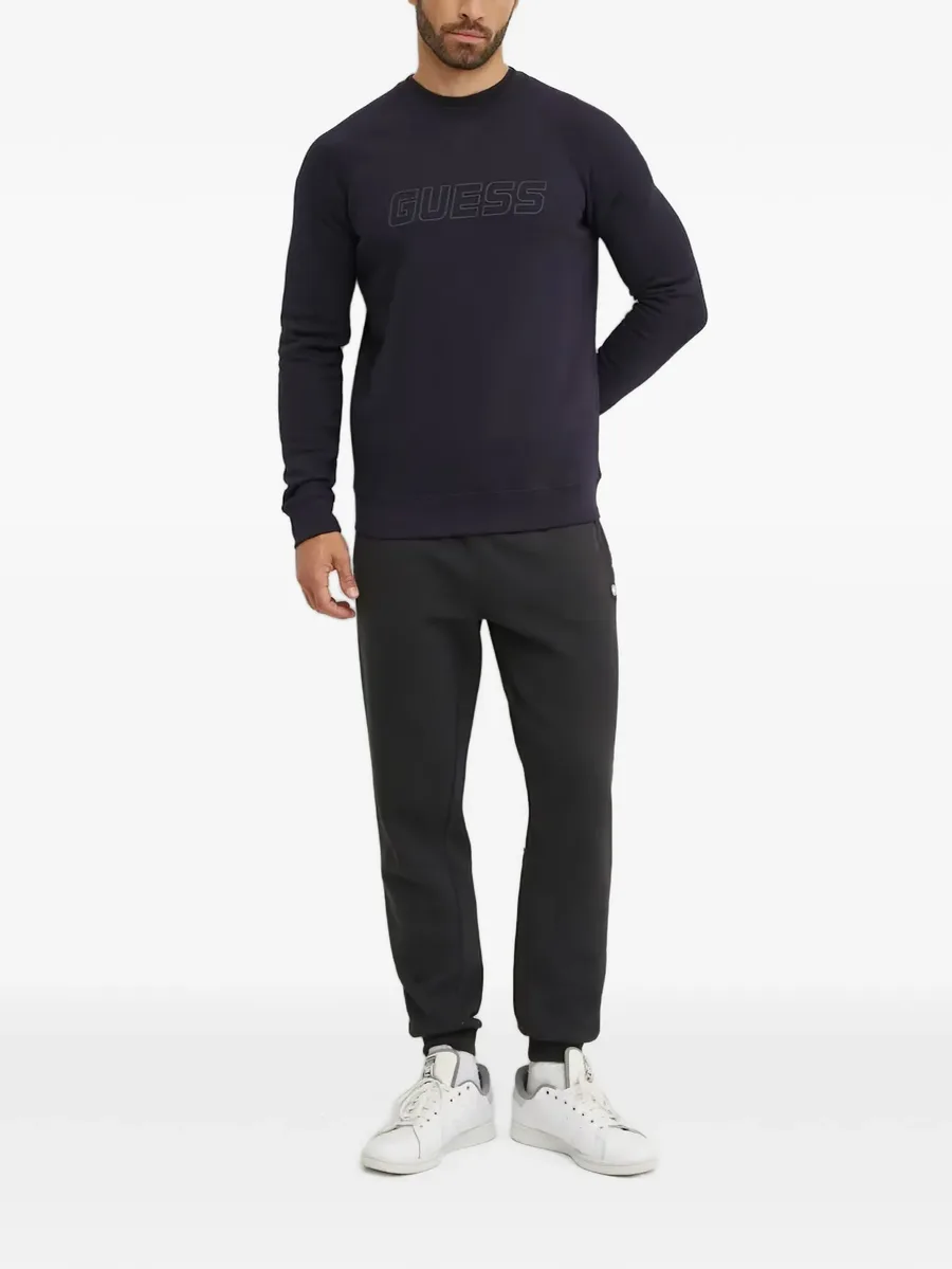 logo-embossed raglan-sleeve sweater 3