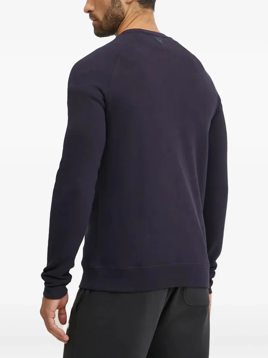 logo-embossed raglan-sleeve sweater 6