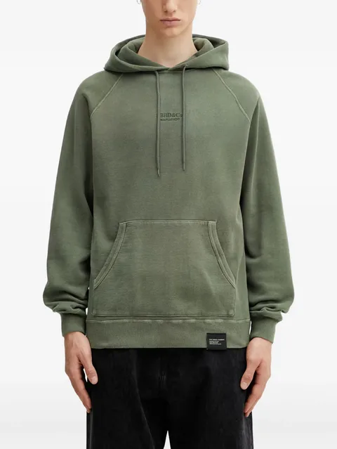 logo-embroidered hoodie