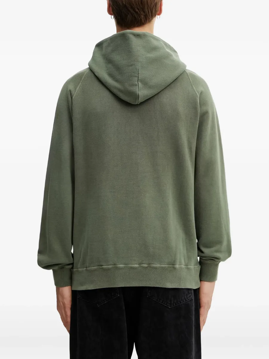logo-embroidered hoodie 6