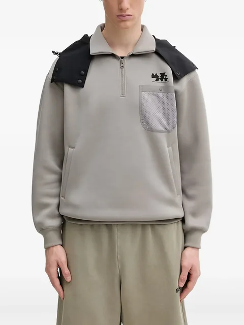 logo-print hoodie